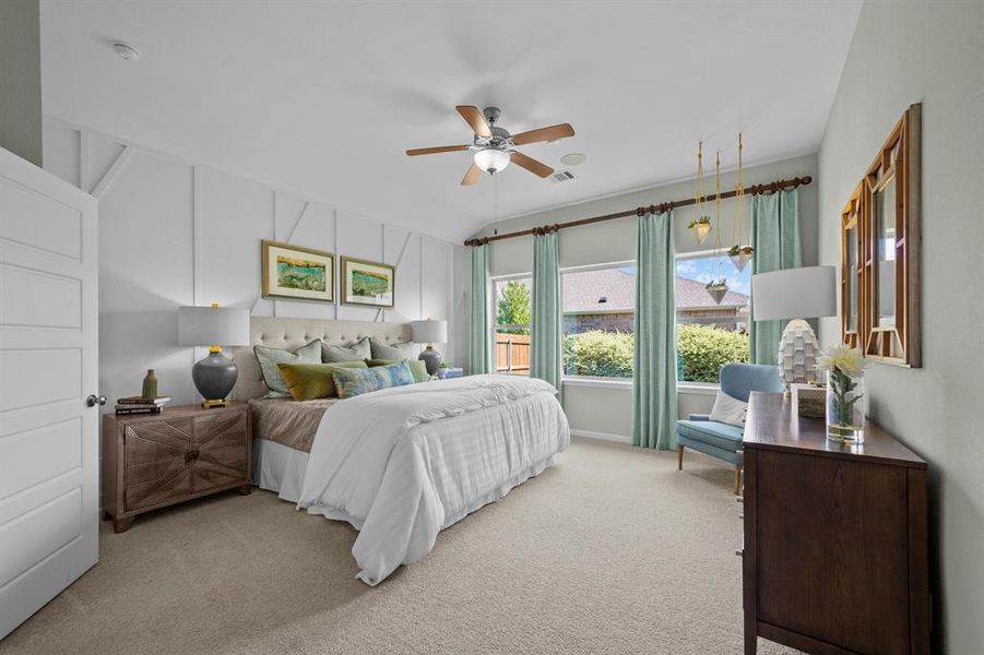 Furnished interior view inside a new home in Tavolo Park Cottages, Fort Worth (Image 8).