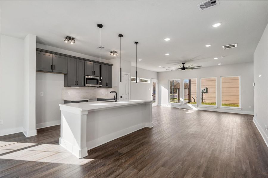 Furnished interior view inside a new home in , Houston (Image 7).