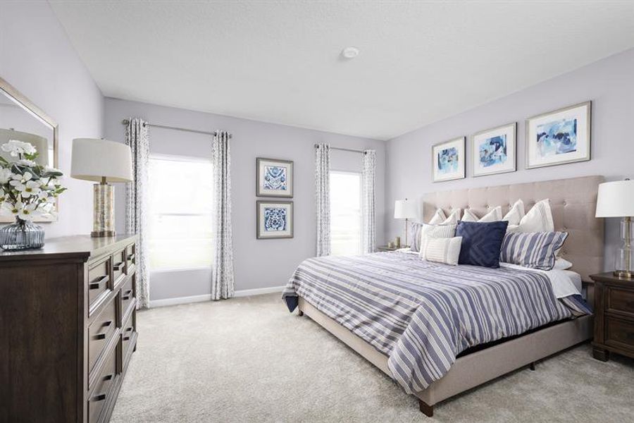 Representative furnished interior of a home built from the Mahogany by Ryan Homes in Touchstone, Lakeland (Image 10).