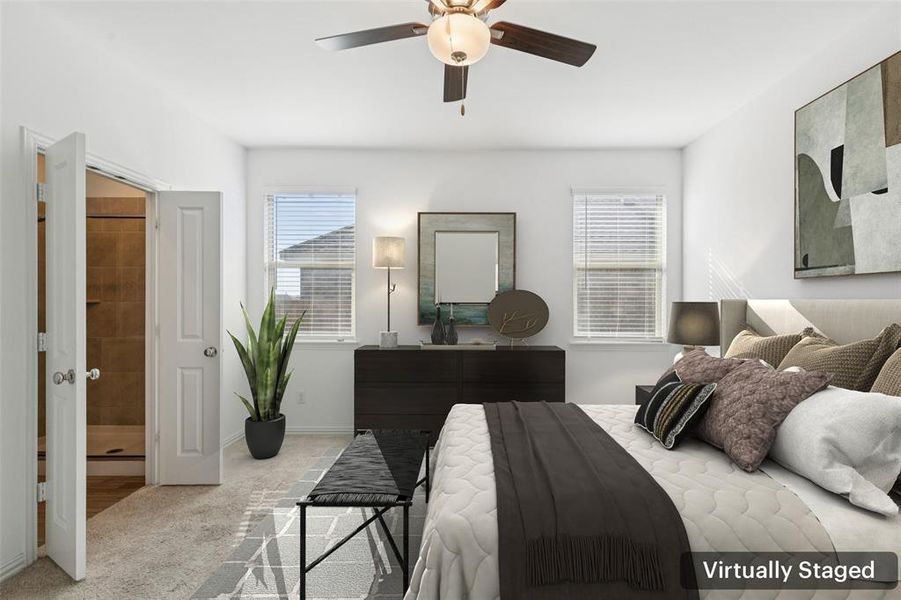 Furnished interior view inside a new home in Linden Hills: Classic Collection, Little Elm (Image 12). Furnished interior view inside a new home in Linden Hills: Classic Collection, Little Elm (Image 12).