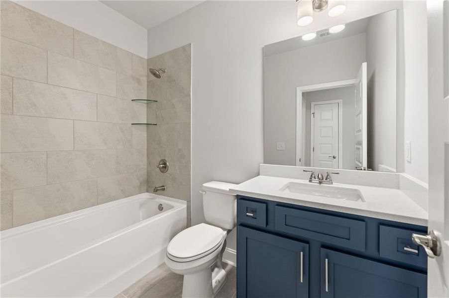 Furnished interior view inside a new home in Cooper's Walk, Loganville (Image 12).