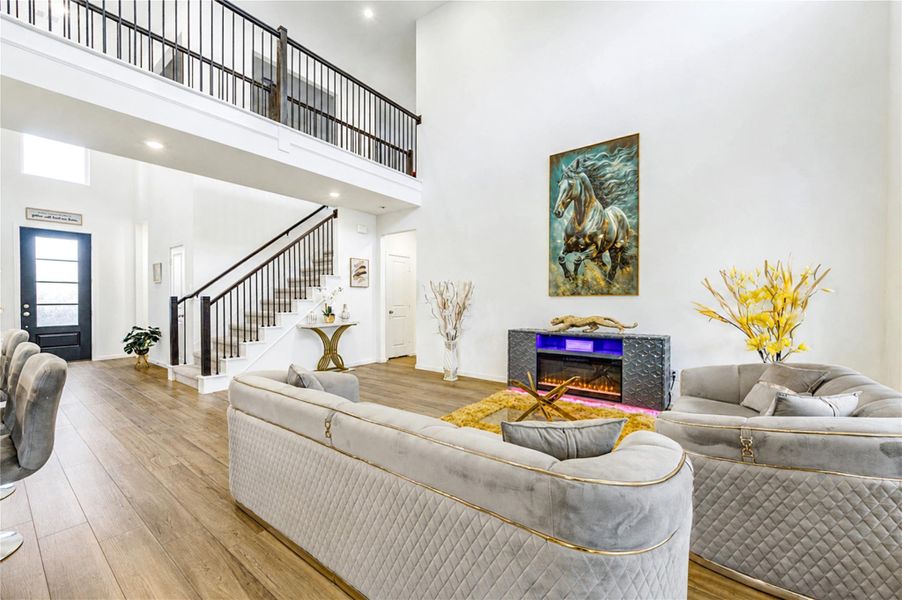 Furnished interior view inside a new home in Harvest Green, Richmond (Image 5).