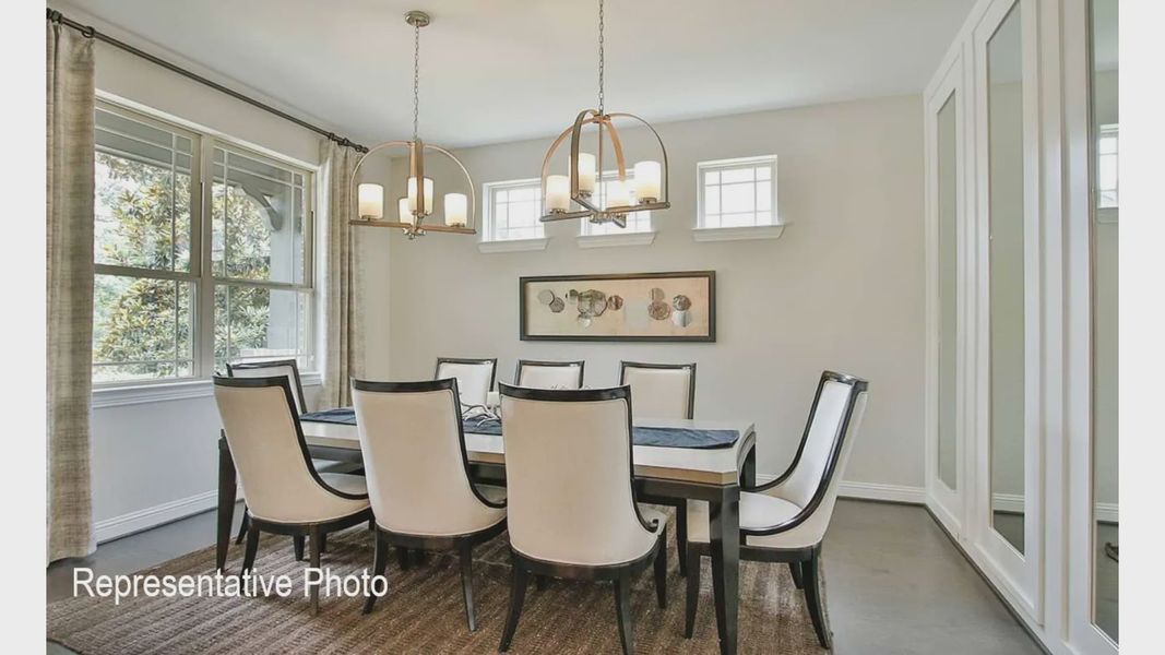 Furnished interior view inside a new home in Hulen Trails, Fort Worth (Image 15).