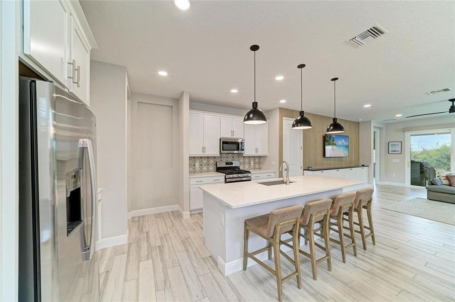 Furnished interior view inside a new home in , Sarasota (Image 11).