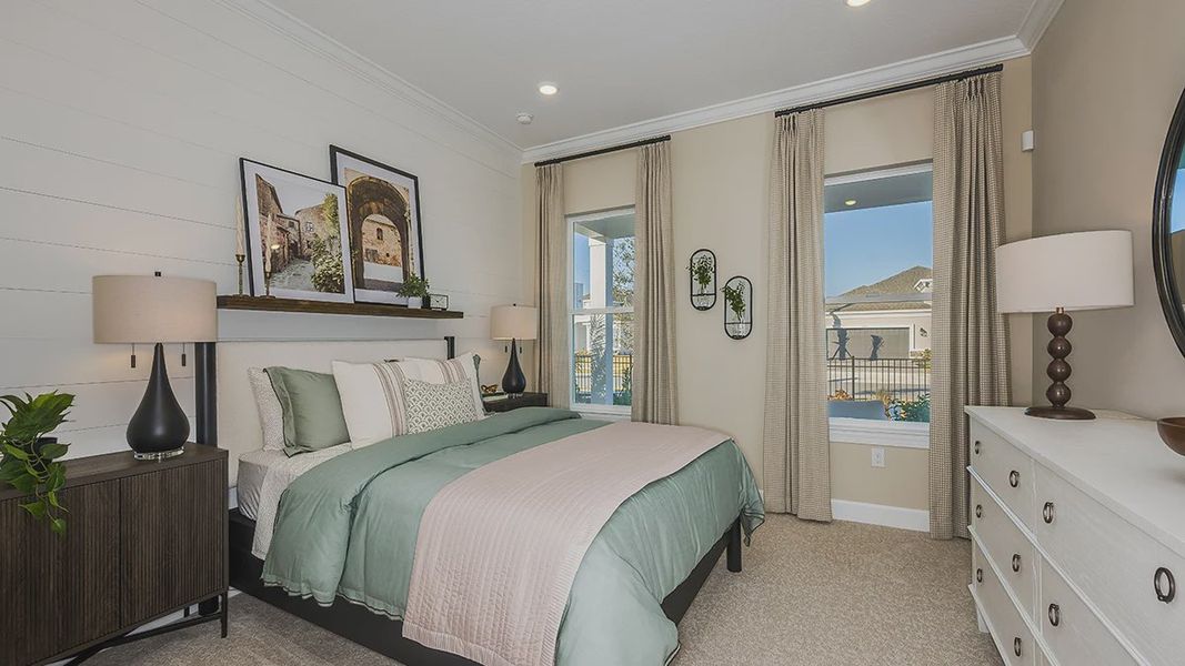Representative furnished interior of a home built from the Cascata by Taylor Morrison in Skye Ranch Community Group Page, Sarasota (Image 11).