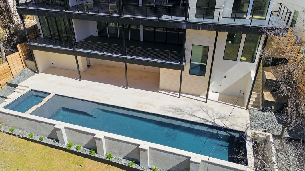 Exterior details and patio area of a home in , Austin (Image 3).