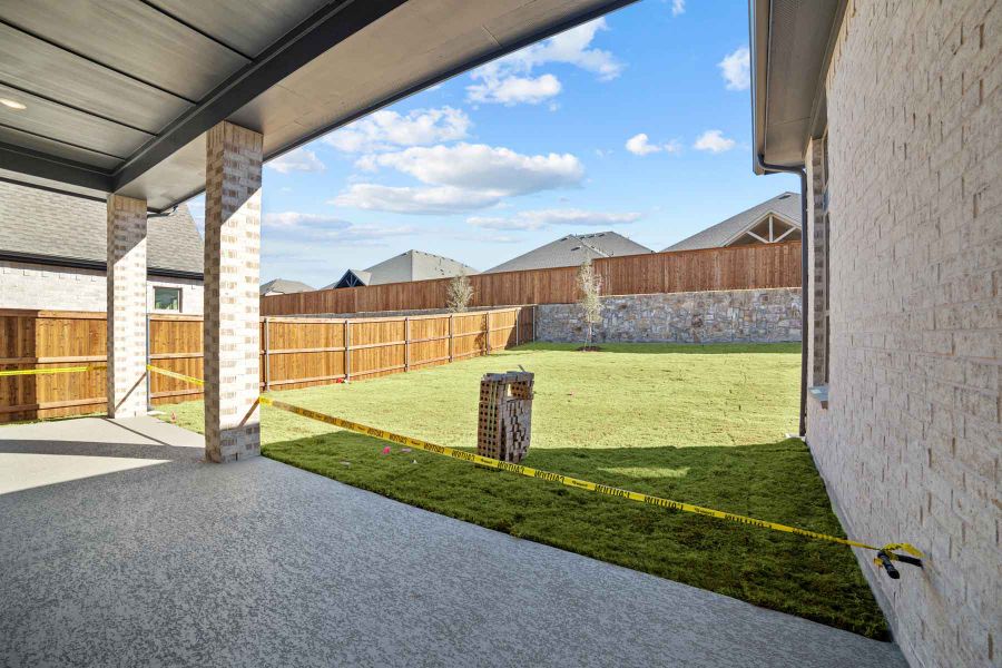 Representative exterior details of a home built from the The Jaiden by David Weekley Homes in Monterra - Classics, Fate (Image 2).