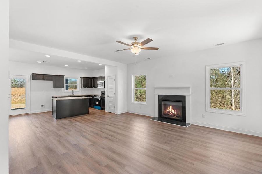 Spacious, unfurnished interior of a new home in , Locust Grove (Image 30).