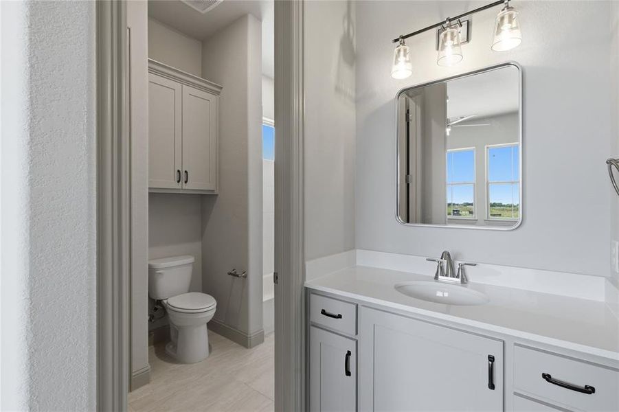 Furnished interior view inside a new home in , New Fairview (Image 16).