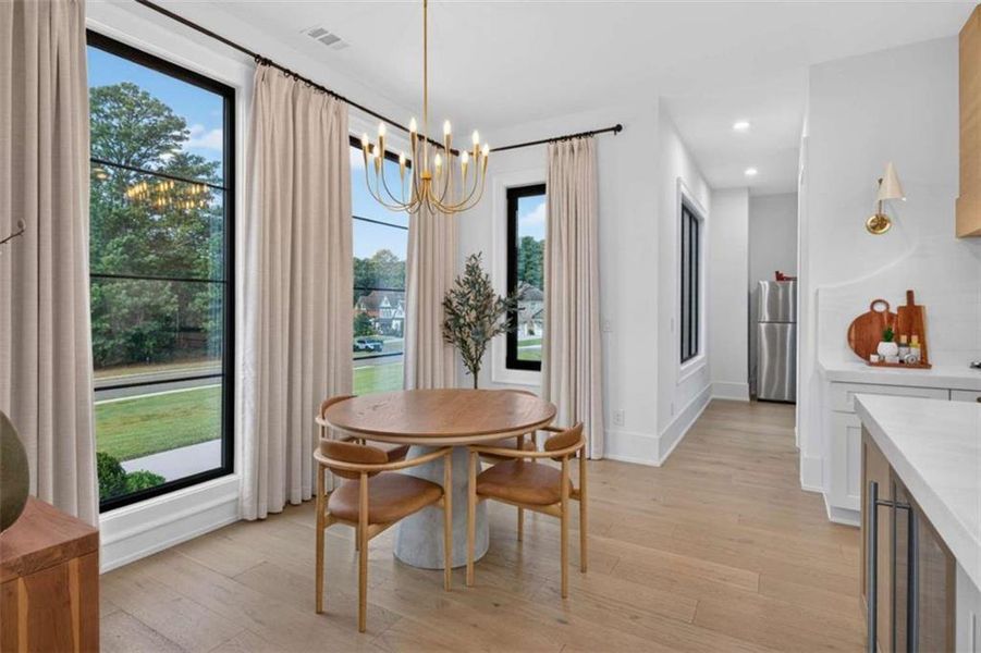 Furnished interior view inside a new home in , Hoschton (Image 58).