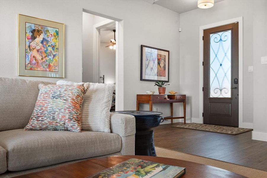 Furnished interior view inside a new home in , Fort Worth (Image 16). Furnished interior view inside a new home in , Fort Worth (Image 16).