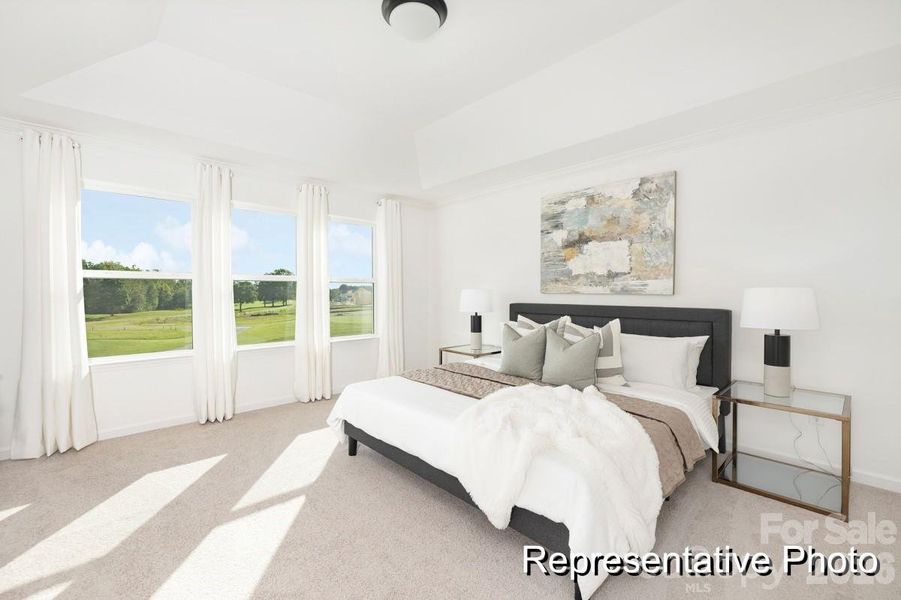 Furnished interior view inside a new home in Morgan Hills, Albemarle (Image 16).