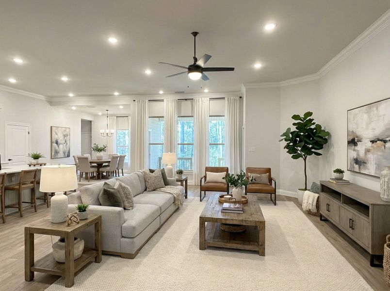 Front exterior of a new home in Iron Rock, Cantonment, FL, highlighting curb appeal (Image 4).