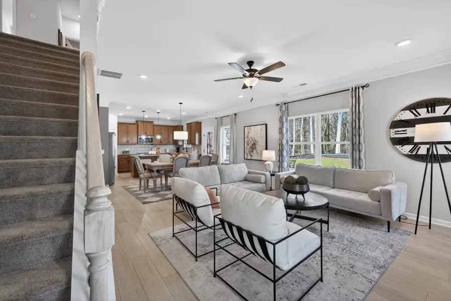 Furnished interior view inside a new home in Summerfield Place, Carrollton (Image 7).