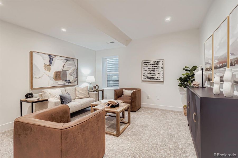 Furnished interior view inside a new home in , Denver (Image 17).