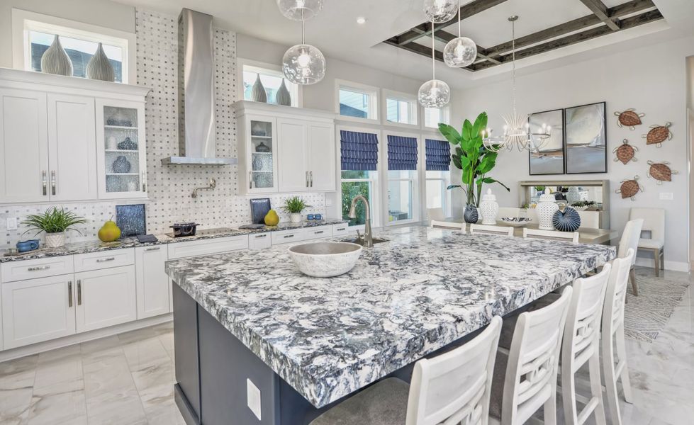Furnished interior view inside a new home in Laureate Park, Orlando (Image 6).