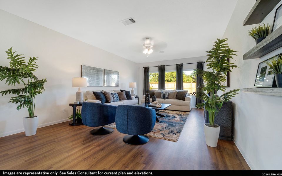 Furnished interior view inside a new home in Katzer Ranch, Converse (Image 16).