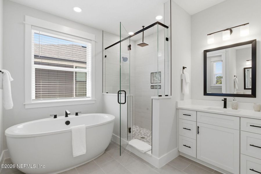 Furnished interior view inside a new home in , Jacksonville Beach (Image 57).