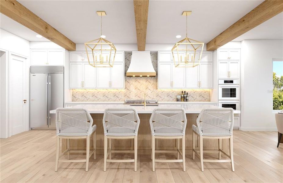 Furnished interior view inside a new home in , Tampa (Image 3).