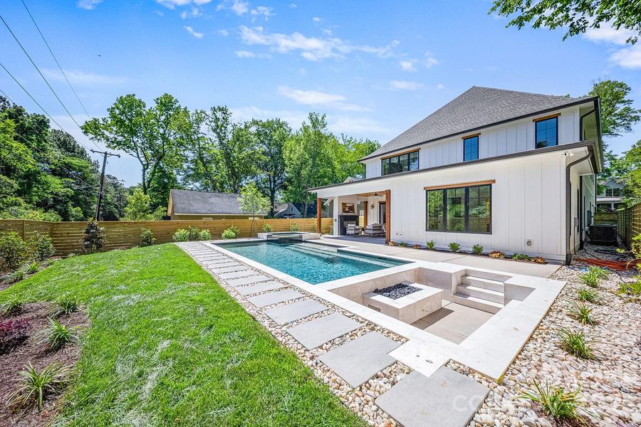 Exterior details and patio area of a home in , Charlotte (Image 26).
