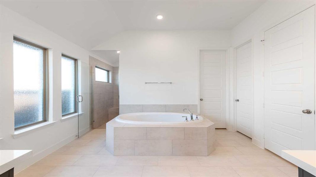 Furnished interior view inside a new home in Trinity Falls 50', McKinney (Image 23).