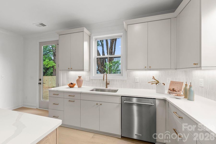 Furnished interior view inside a new home in , Charlotte (Image 37).