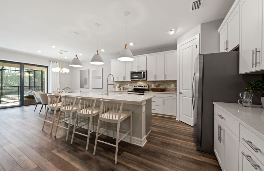 Chef-inspired kitchen