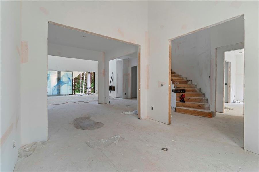 In-progress construction of a new home in , Fairburn, GA (Image 52).