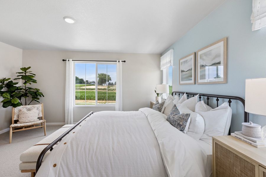 Representative furnished interior of a home built from the Biscayne by Landsea Homes in Spring Valley, Longmont (Image 17). Representative furnished interior of a home built from the Biscayne by Landsea Homes in Spring Valley, Longmont (Image 17).