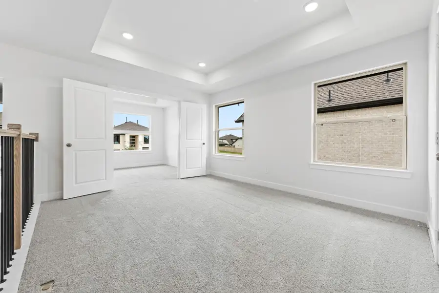 Spacious, unfurnished interior of a new home in Bridgeland, Cypress (Image 11). Spacious, unfurnished interior of a new home in Bridgeland, Cypress (Image 11).