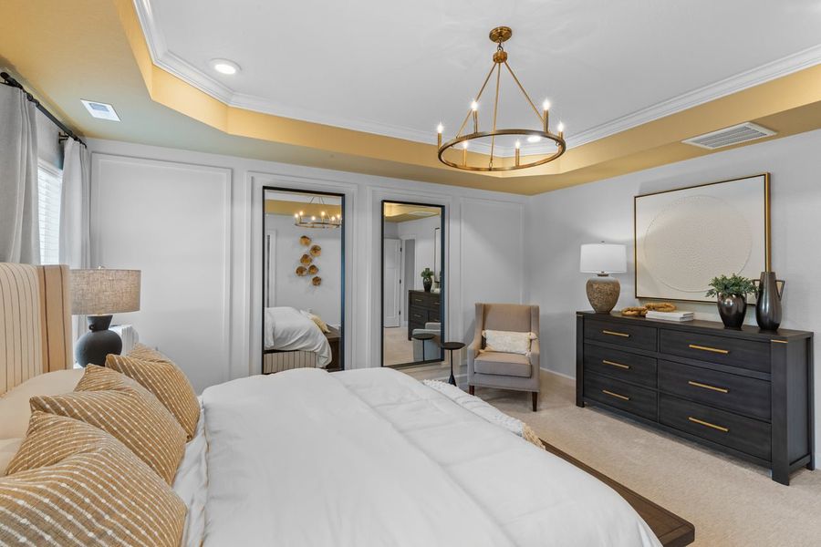 Representative furnished interior of a home built from the The Waverunner by Chesapeake Homes in Coastal Club of the Carolinas, Calabash (Image 29).