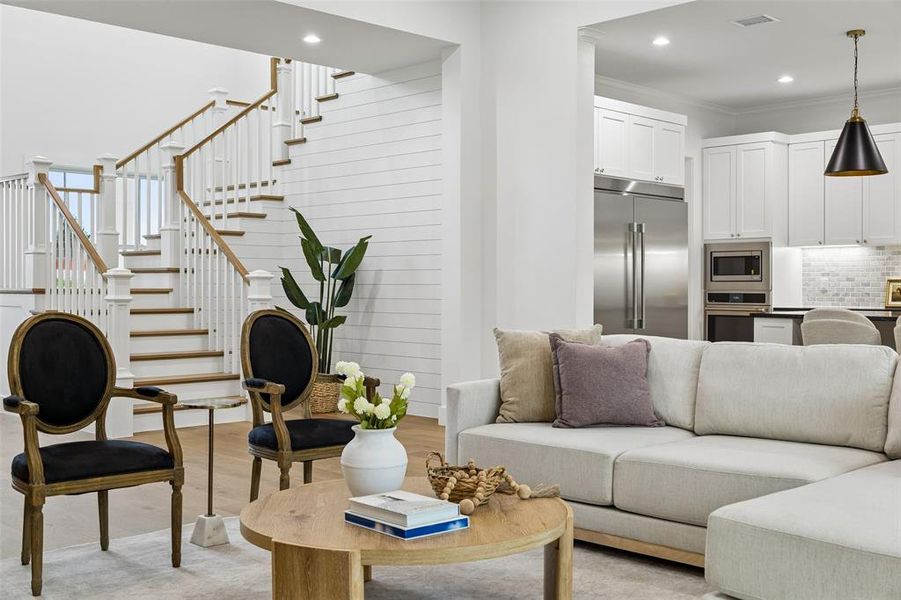 Furnished interior view inside a new home in , Midlothian (Image 29).
