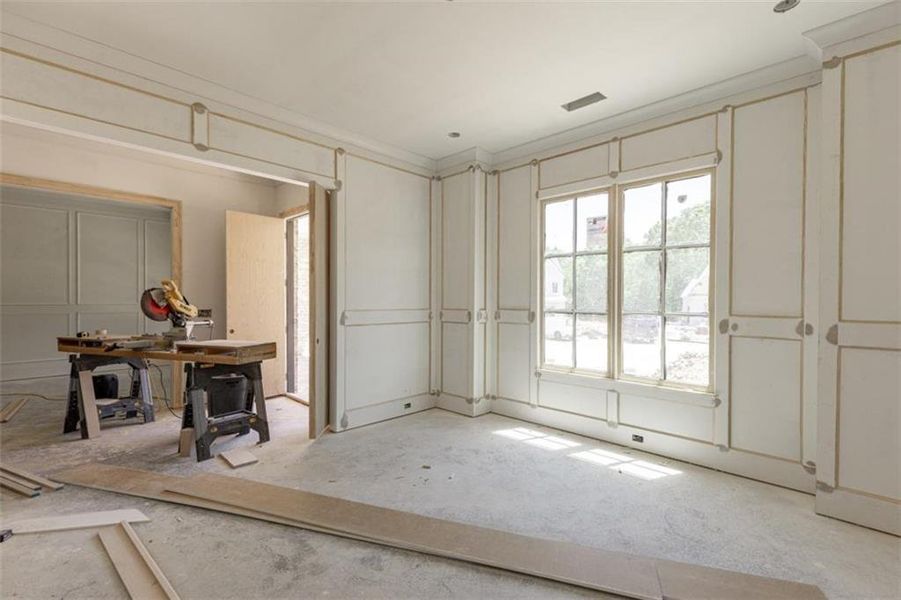 In-progress construction of a new home in , Buford, GA (Image 28).
