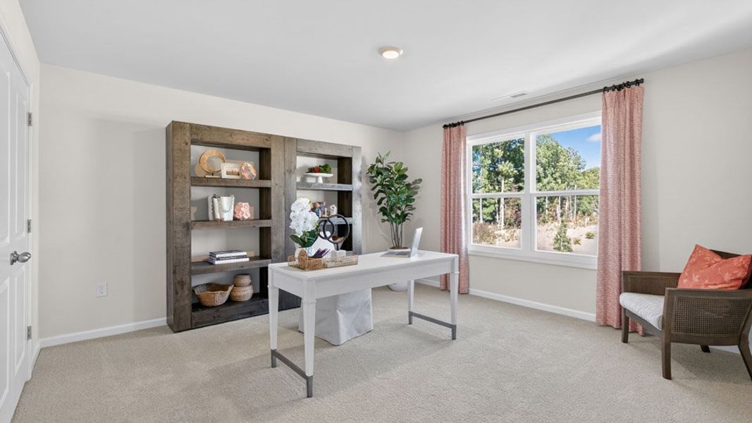 Representative furnished interior of a home built from the Hartwell by D.R. Horton in The Manors at Martin Farms, Aberdeen (Image 22).