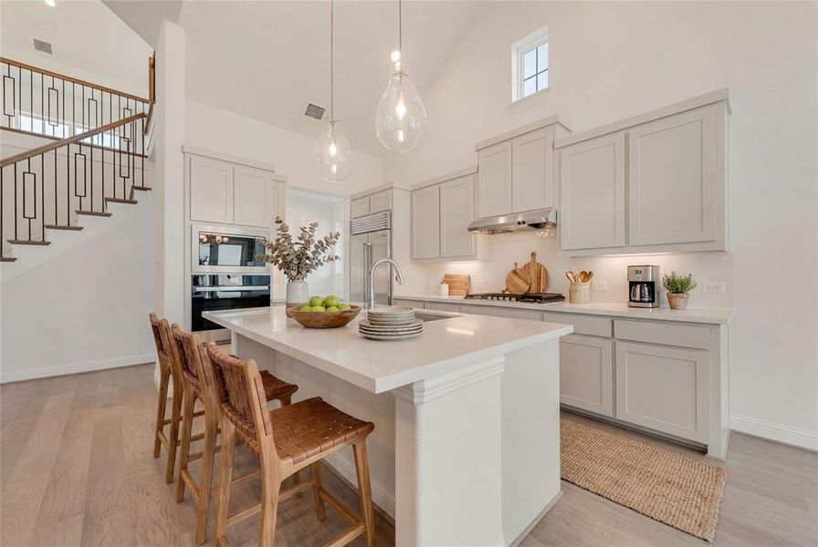 Furnished interior view inside a new home in Goodland in Prairie Ridge, Midlothian (Image 9).