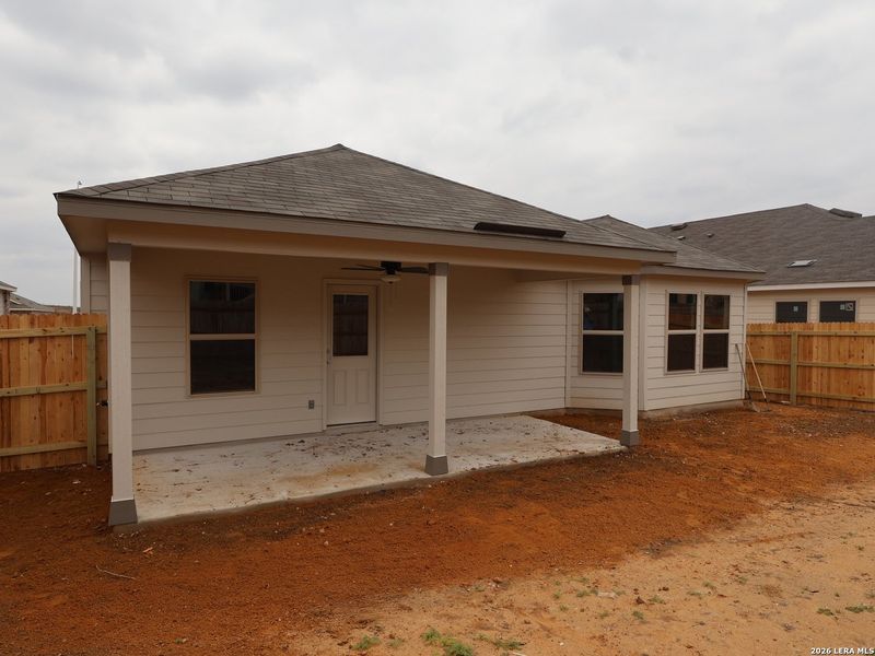 Exterior details and patio area of a home in Greenspoint Heights, Seguin (Image 3).