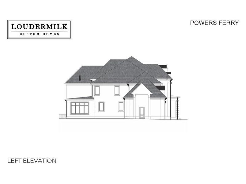 Exterior rendering of this home design in , Sandy Springs, GA (Image 31).