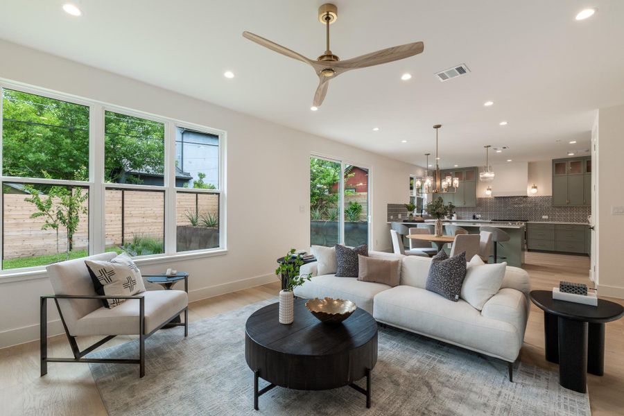 Furnished interior view inside a new home in , Austin (Image 9).