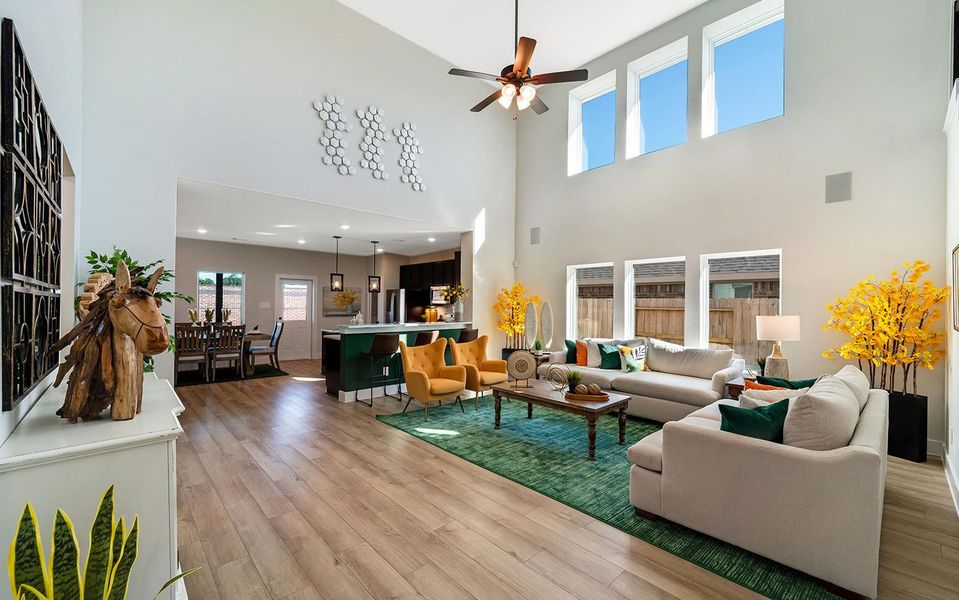 Furnished interior view inside a new home in Grande Estates, Bertram (Image 8).