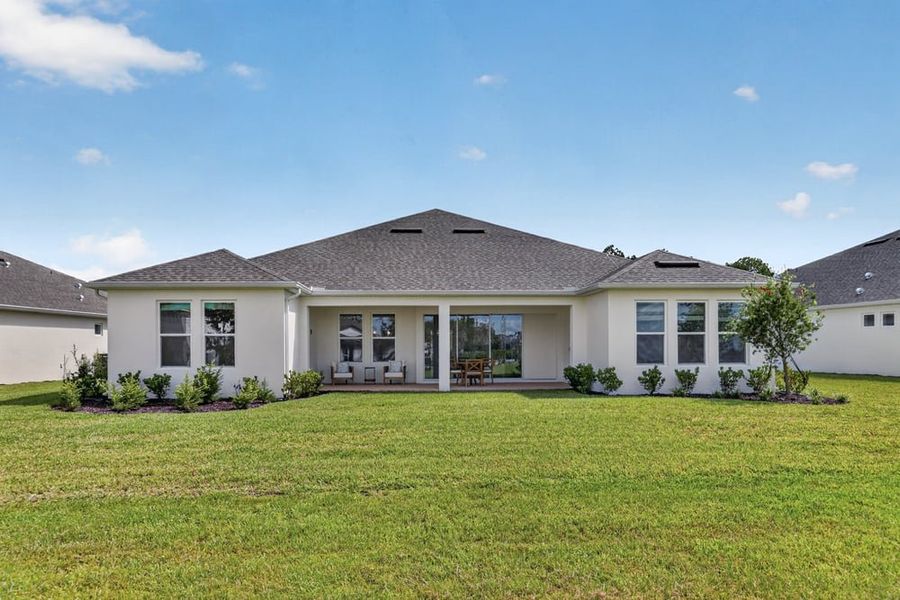 Representative exterior details of a home built from the Abaco by Taylor Morrison in Ardisia Park, New Smyrna Beach (Image 34).