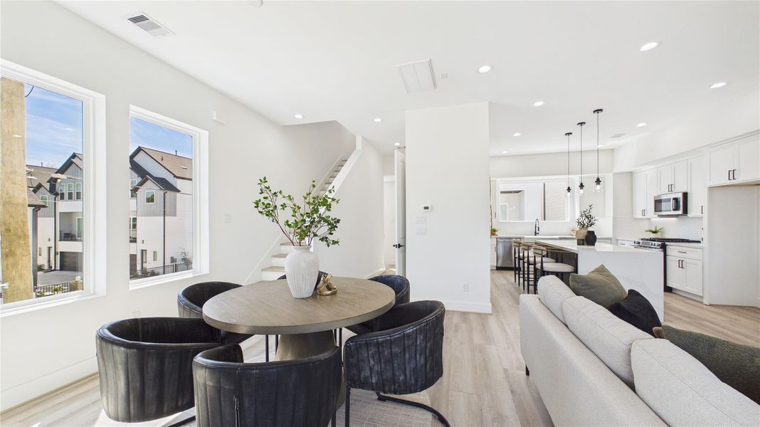 Furnished interior view inside a new home in , Houston (Image 45). Furnished interior view inside a new home in , Houston (Image 45).