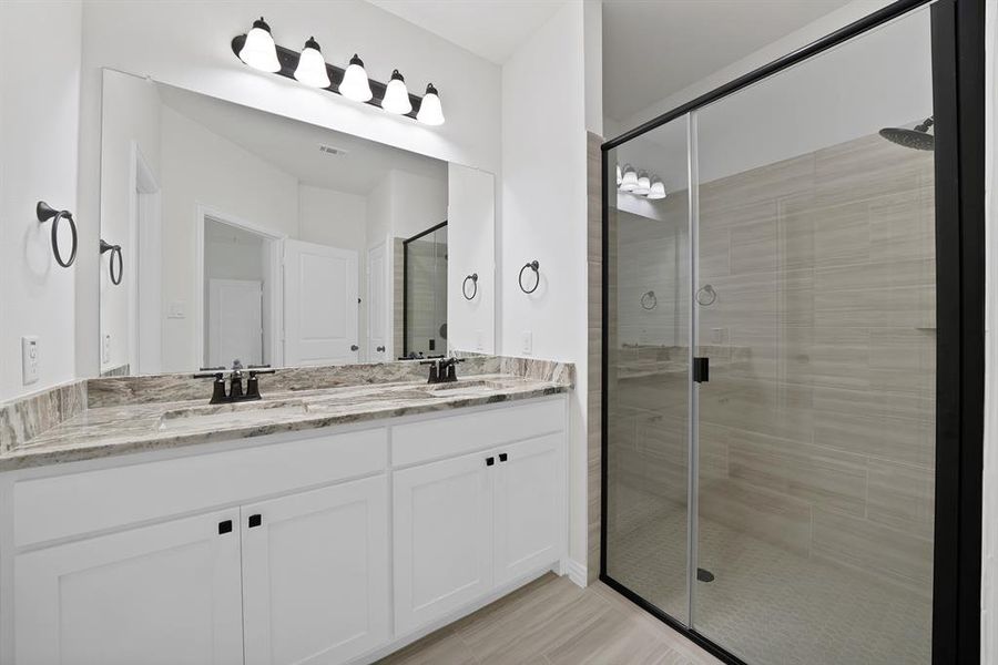 Furnished interior view inside a new home in , Poolville (Image 9).