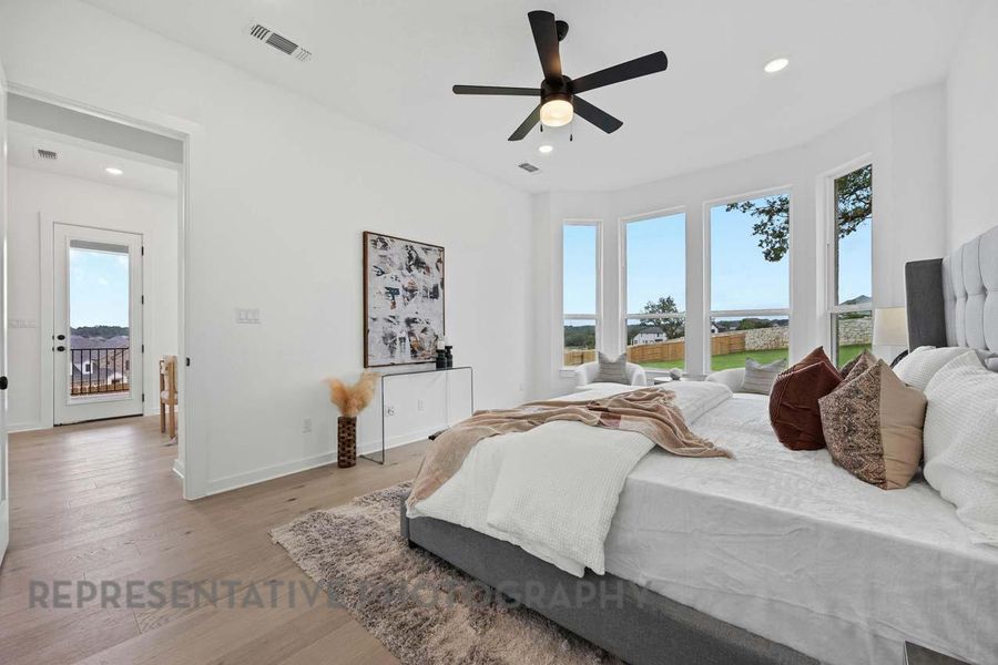 Furnished interior view inside a new home in Parkside On The River: 50ft. lots, Georgetown (Image 4).