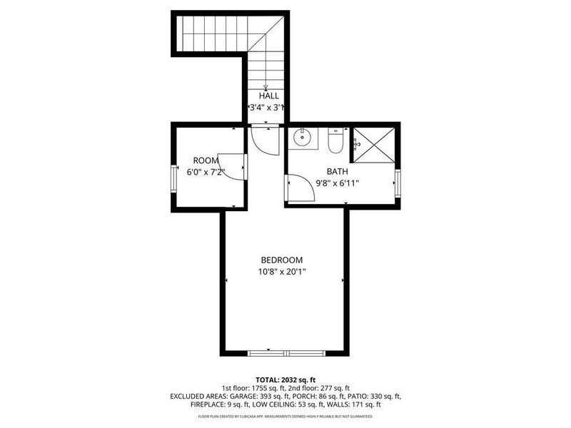 2D floor plan layout of this home in , Villa Rica, GA (Image 6).