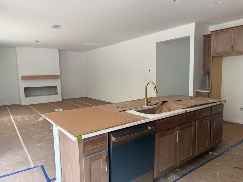 In-progress construction of a new home in The Point, Rolesville, NC (Image 6).