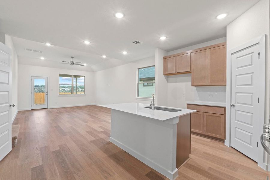 Furnished interior view inside a new home in Prairie Winds, Hutto (Image 8).