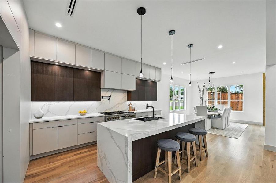 Furnished interior view inside a new home in , Dallas (Image 17).