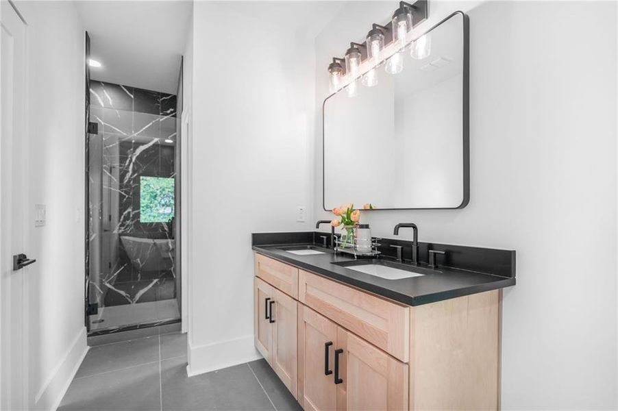 Furnished interior view inside a new home in , Atlanta (Image 16).