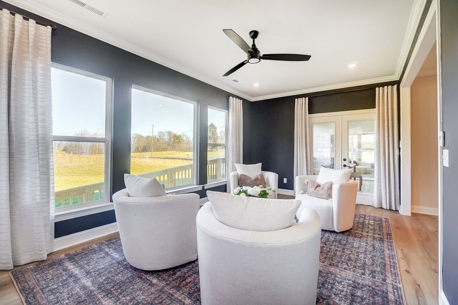 Representative furnished interior of a home built from the Lexington II by Caruso Homes in Rolling Meadows, Mooresville (Image 17).