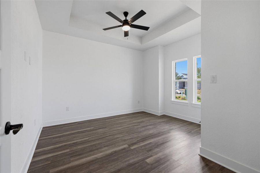 Bedroom 1 to the right as you enter the home
